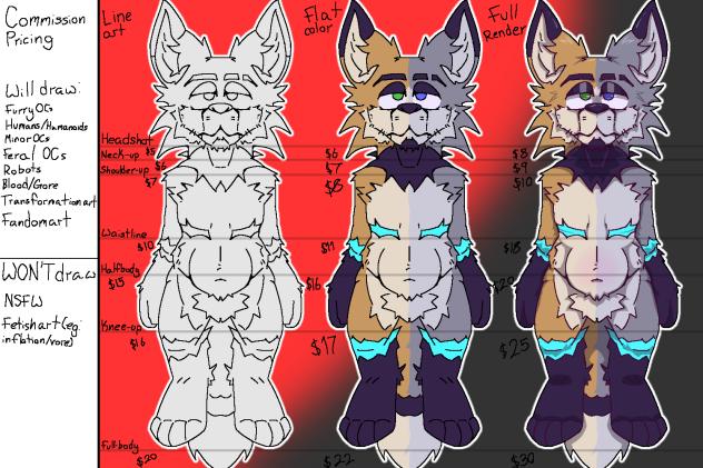 Commission sheet