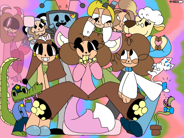 The whole gang!