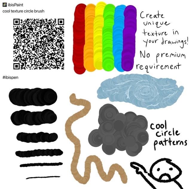 cool texture circle brush