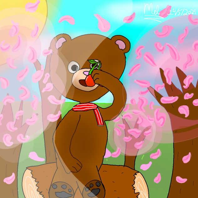 Urso 🐻🧣🍒