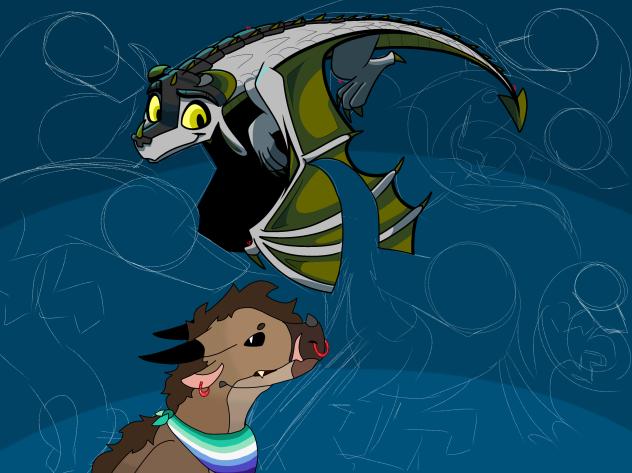 Dragon Collab by Joe Kiener