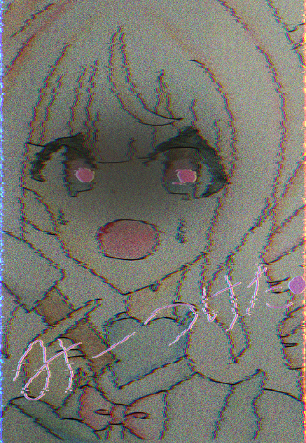 らふるまの塗り絵コンテスト参加！！　加工あり　その2
