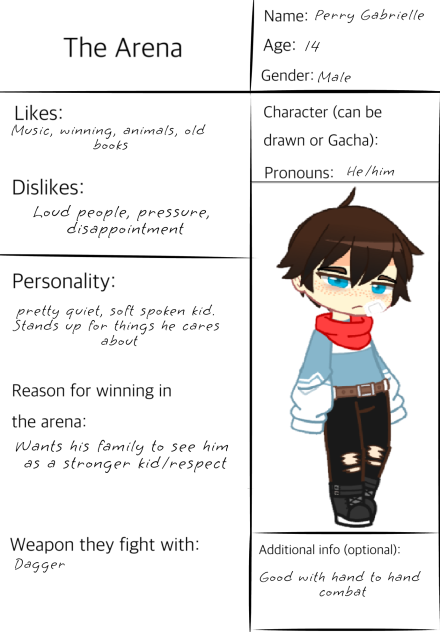 Character for The Arena!