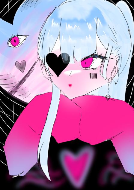 💗🩵🖤👁️