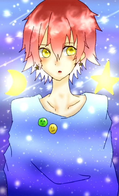 【線画】黄道宙くん【拝借】