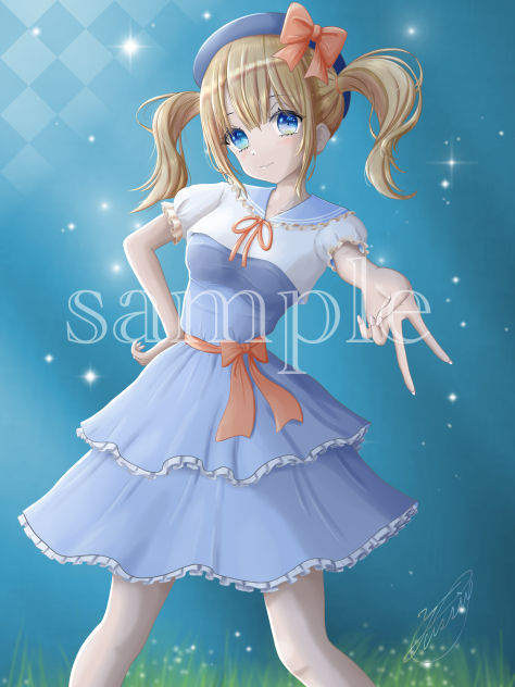 ティアードワンピースとクロップドセーラー