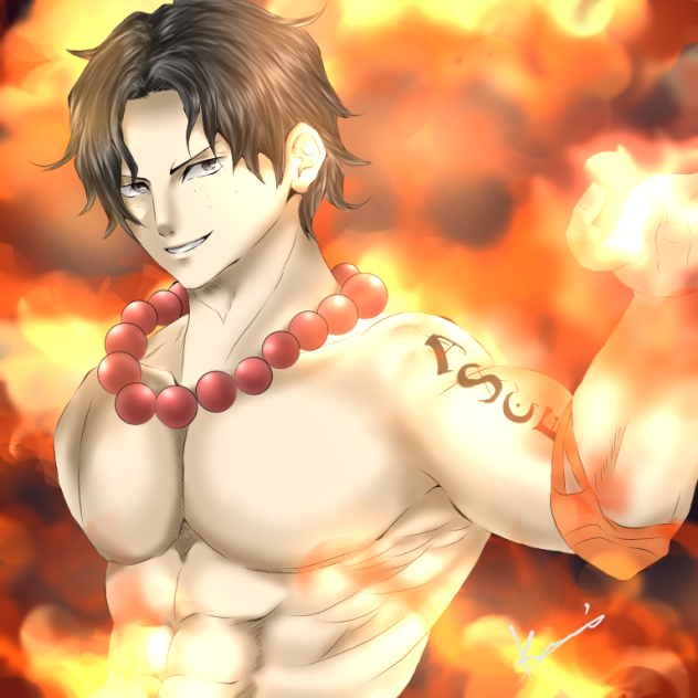 エースを自分の絵柄で描いてみた