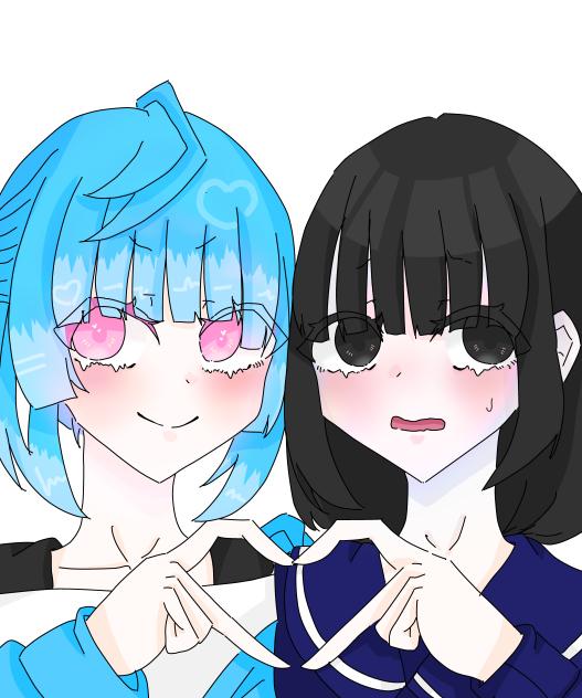 左代理ちゃん右（学校での）中の人