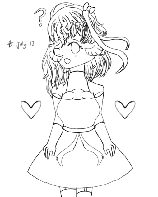 A confused lovely Girl