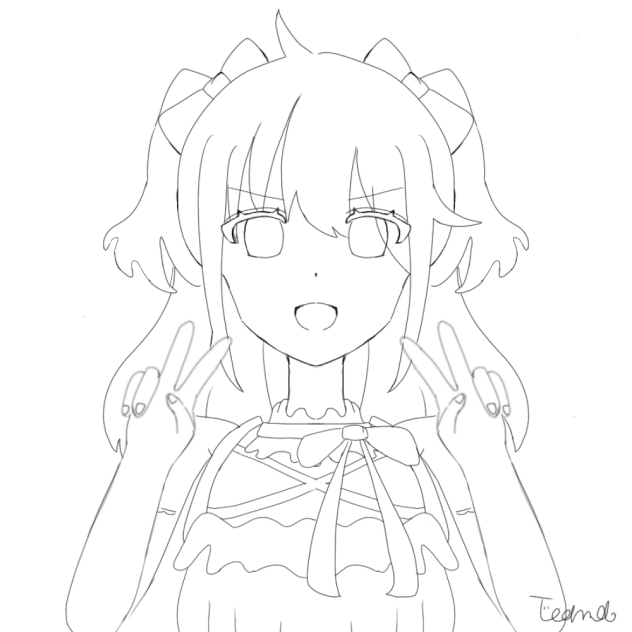 ぴーちゃん！（線画）