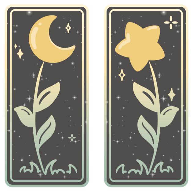 Moon Star Bookmark