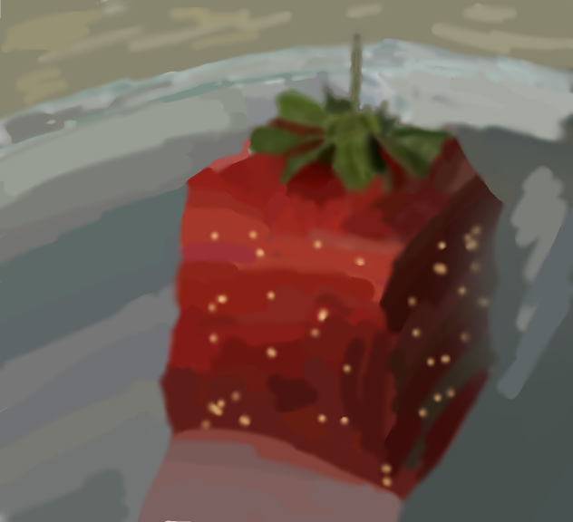 strawberry square but its ugly