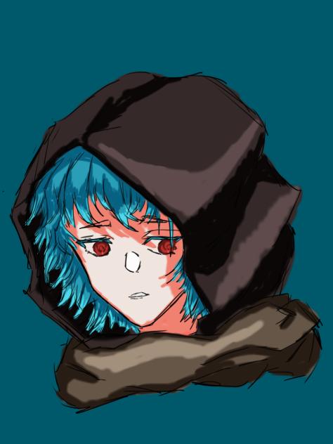 フードの少年