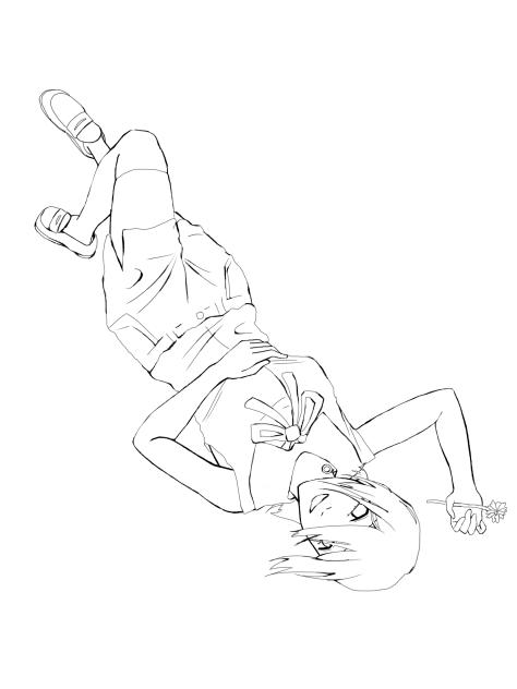 ゴロン꜀(.௰. ꜆)꜄ 線画・塗り絵