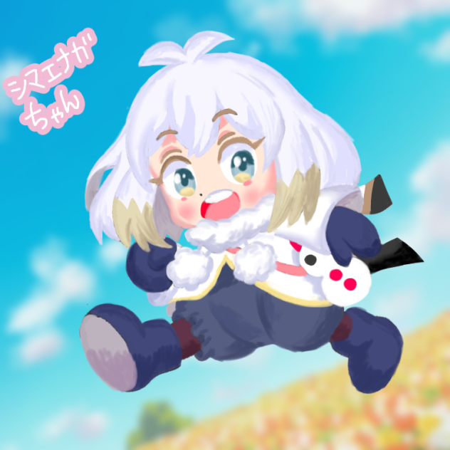 厚塗りエナガちゃん