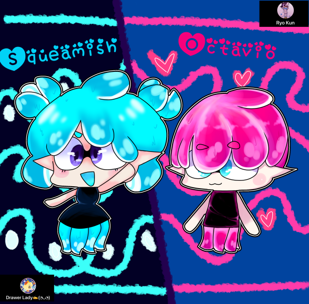 Squeamilia and Octavio