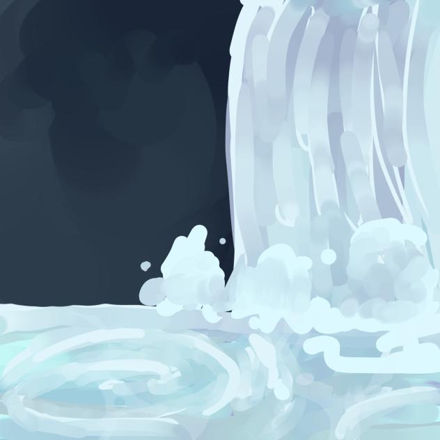 Waterfall 💦 - ibisPaint