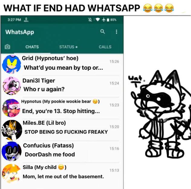What if End had WhatsApp 😂😂😂