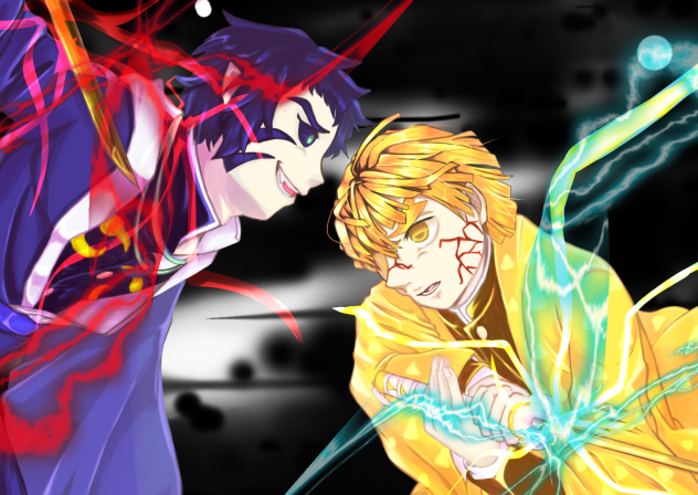 獪岳 善逸】獪岳 我妻善逸 獪善 鬼滅の刃 |