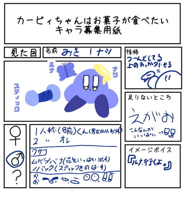 キャラクター募集！