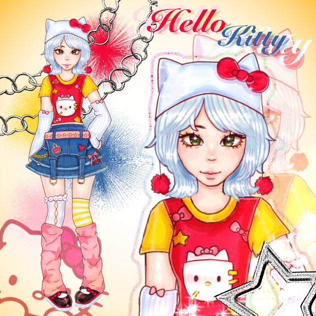 Hello Kitty as a human 💚