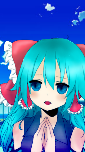 初音ミク 塗り練習