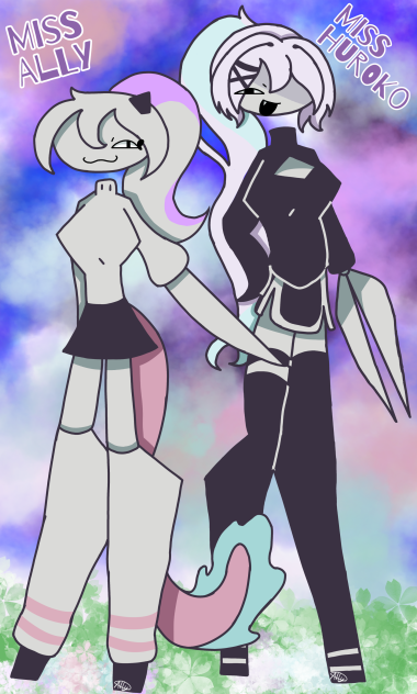 Miss Ally + Miss Huroko❗️