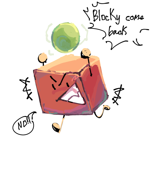 Blocky give back the ball now