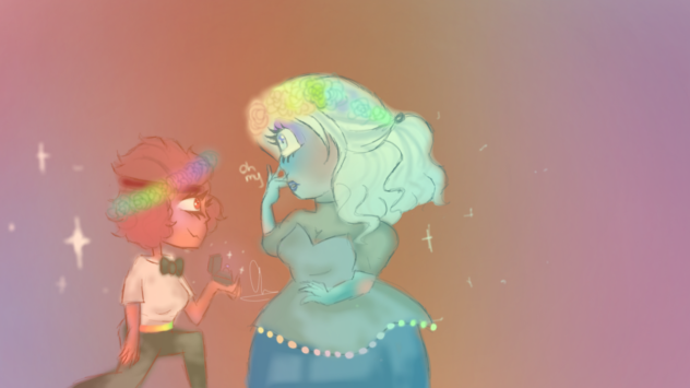 Ruby and saphire pride - ibisPaint