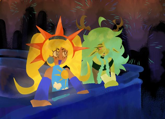 The Sun and the Moon