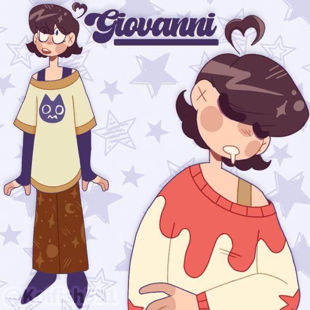 Giovanni if he was in an 80s anime style