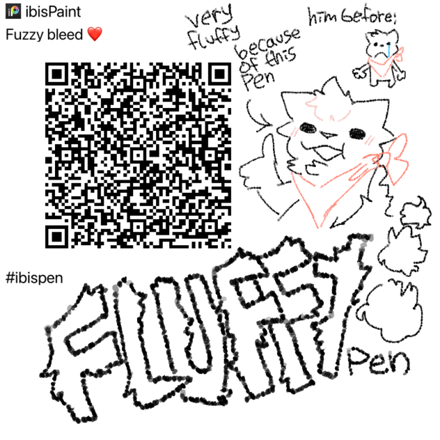 FLUFFY BLEED PEN
