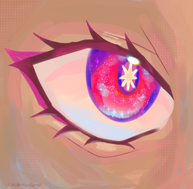 Another eye but more anime （ ;  ; ）