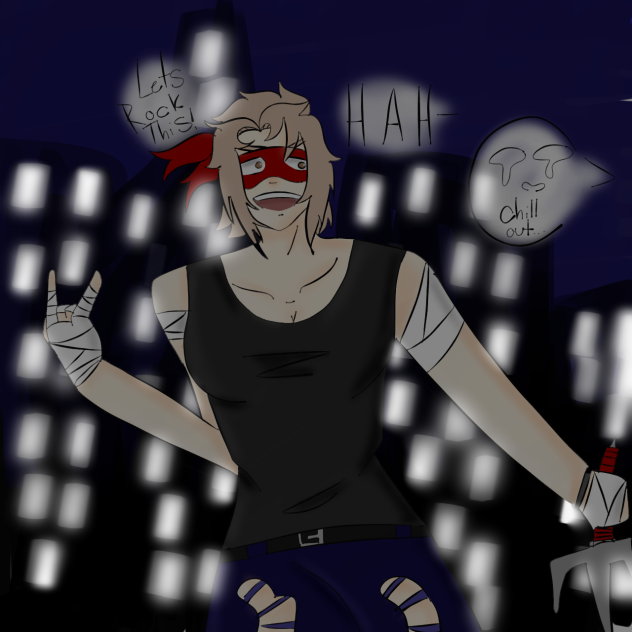 Drawing myself as fictional person (pt2)