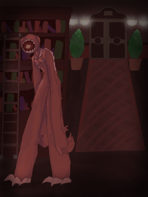 Library keeper (Figure)