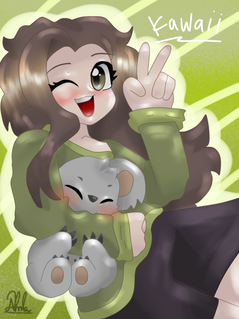 For the most kawaii person💚💚