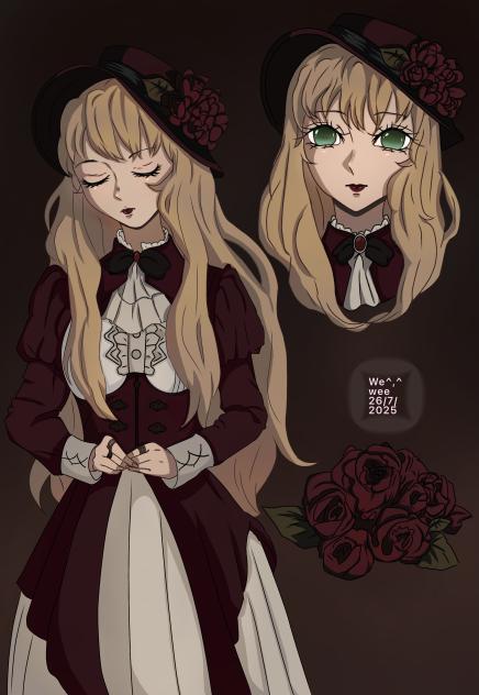 My beautiful lady 🌹 - ibisPaint