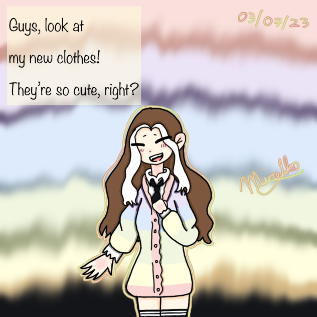 Luna’s new clothes