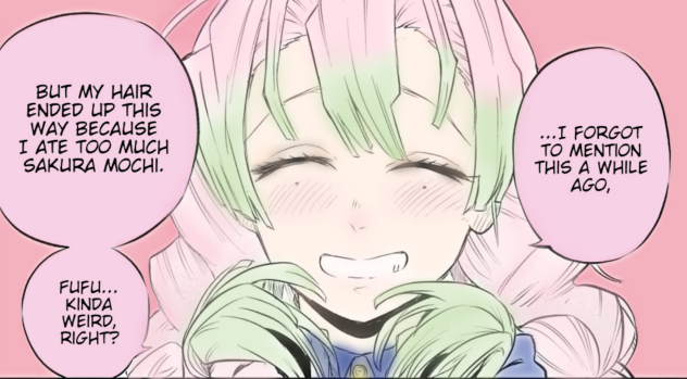 Mitsuri colored manga picture