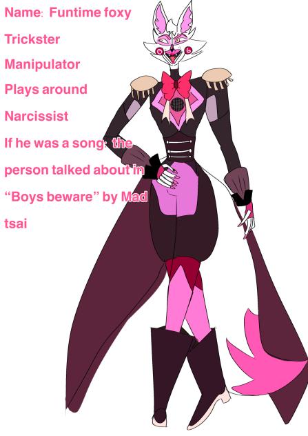 Funtime foxy redesign (NEW AU)