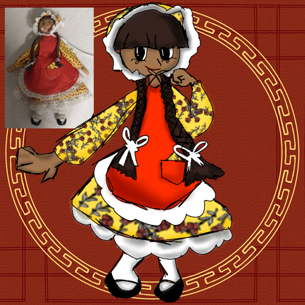 I drew one of my dolls ^w^ - ibisPaint