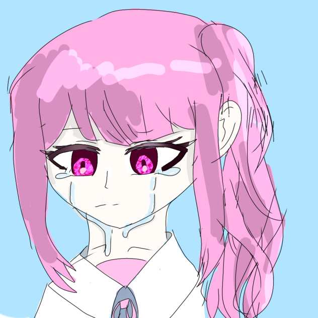泣いてる女の子