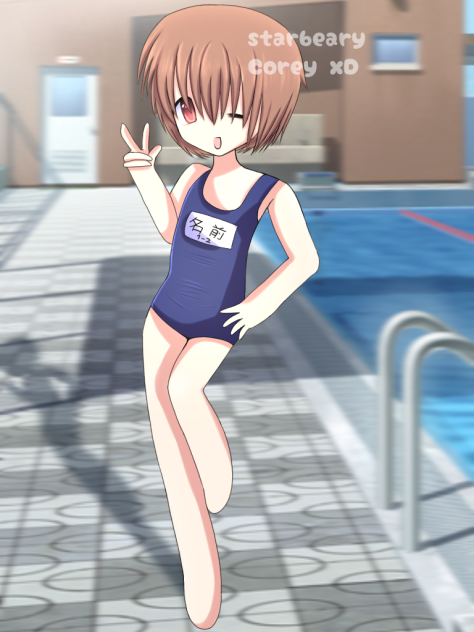 📛🎒スクール水着🩱☘️