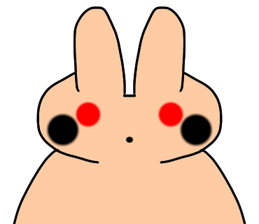 闇堕ちしたうさぎ