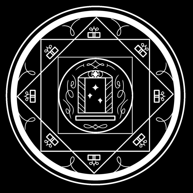 pentagrama de hechizo de portales