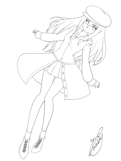 Love-letter（線画）