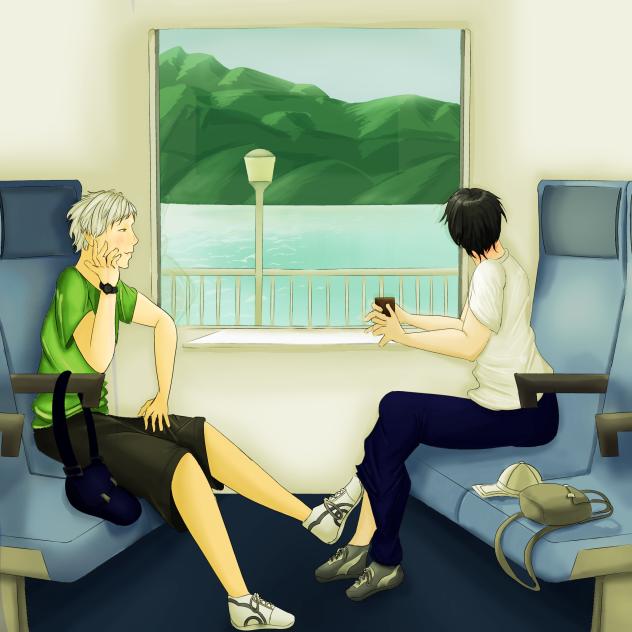 Hikaru and Yoshiki fanart