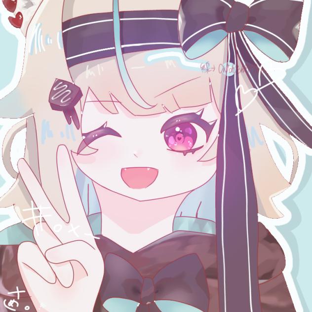 ちちちぴんくはーとさんの線画ー！