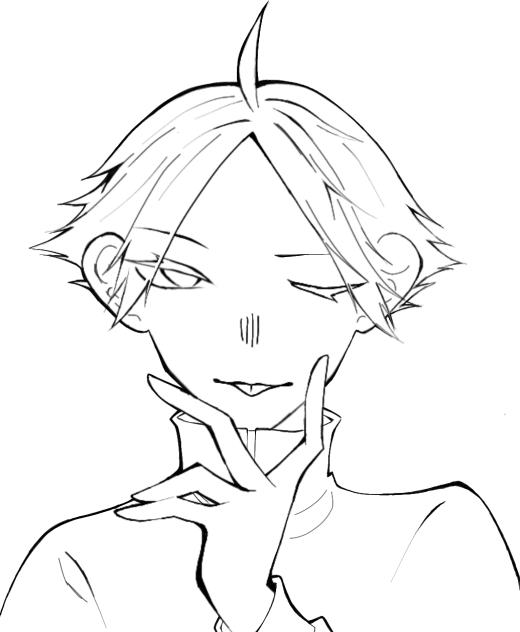 すなりん線画