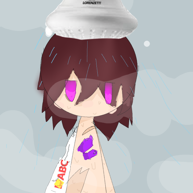 pedrux tomando banho com sacola do abc